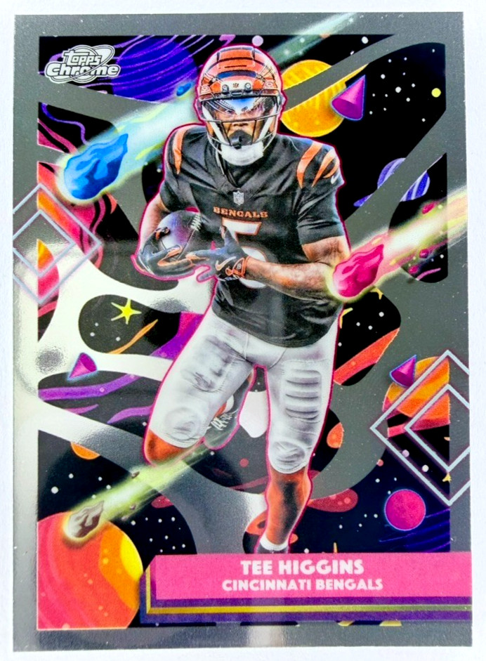 2025 Topps Cosmic Chrome TEE HIGGINS #21 Base – Cincinnati Bengals