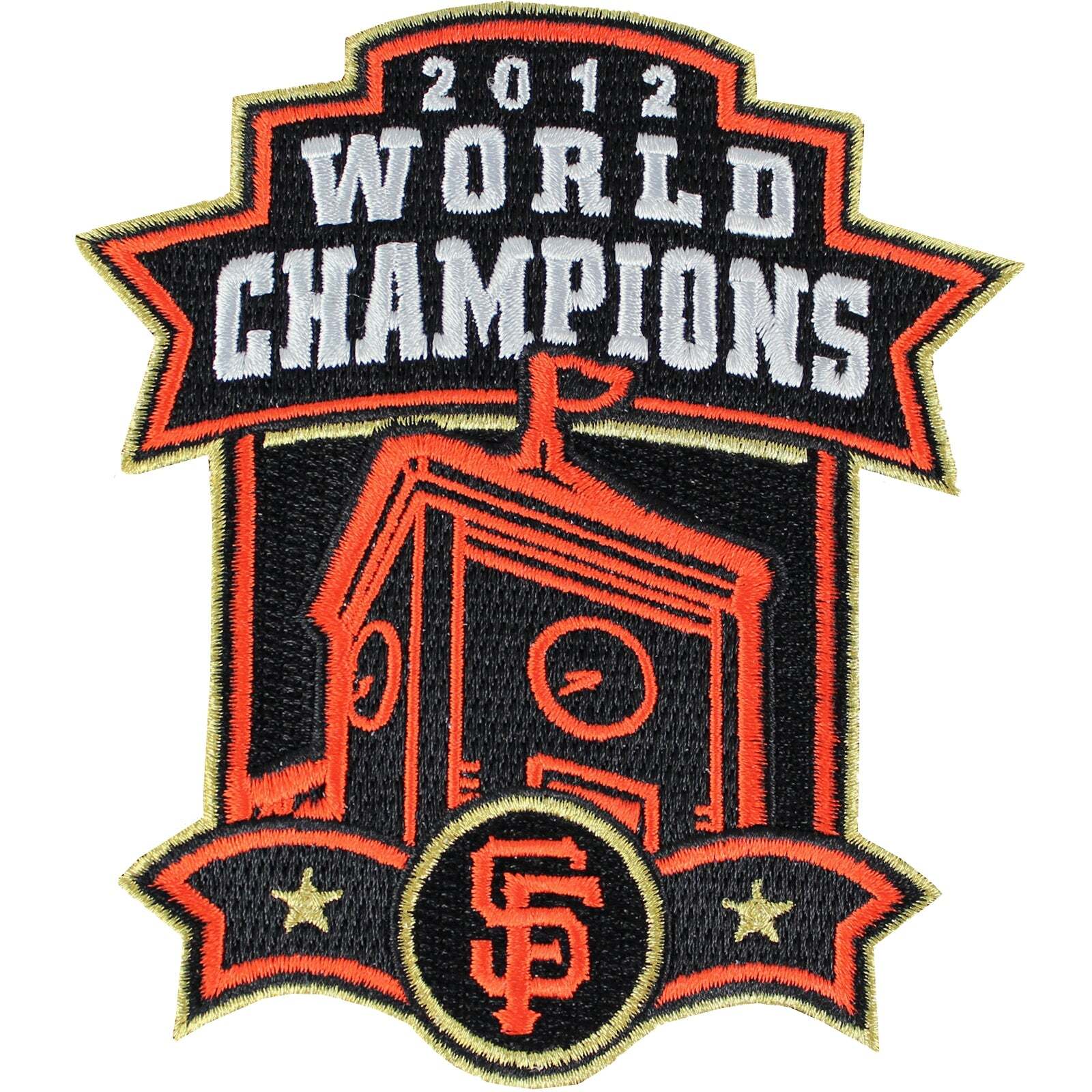 2012 San Francisco Giants MLB World Series Champions Clock Tower Jersey Patch