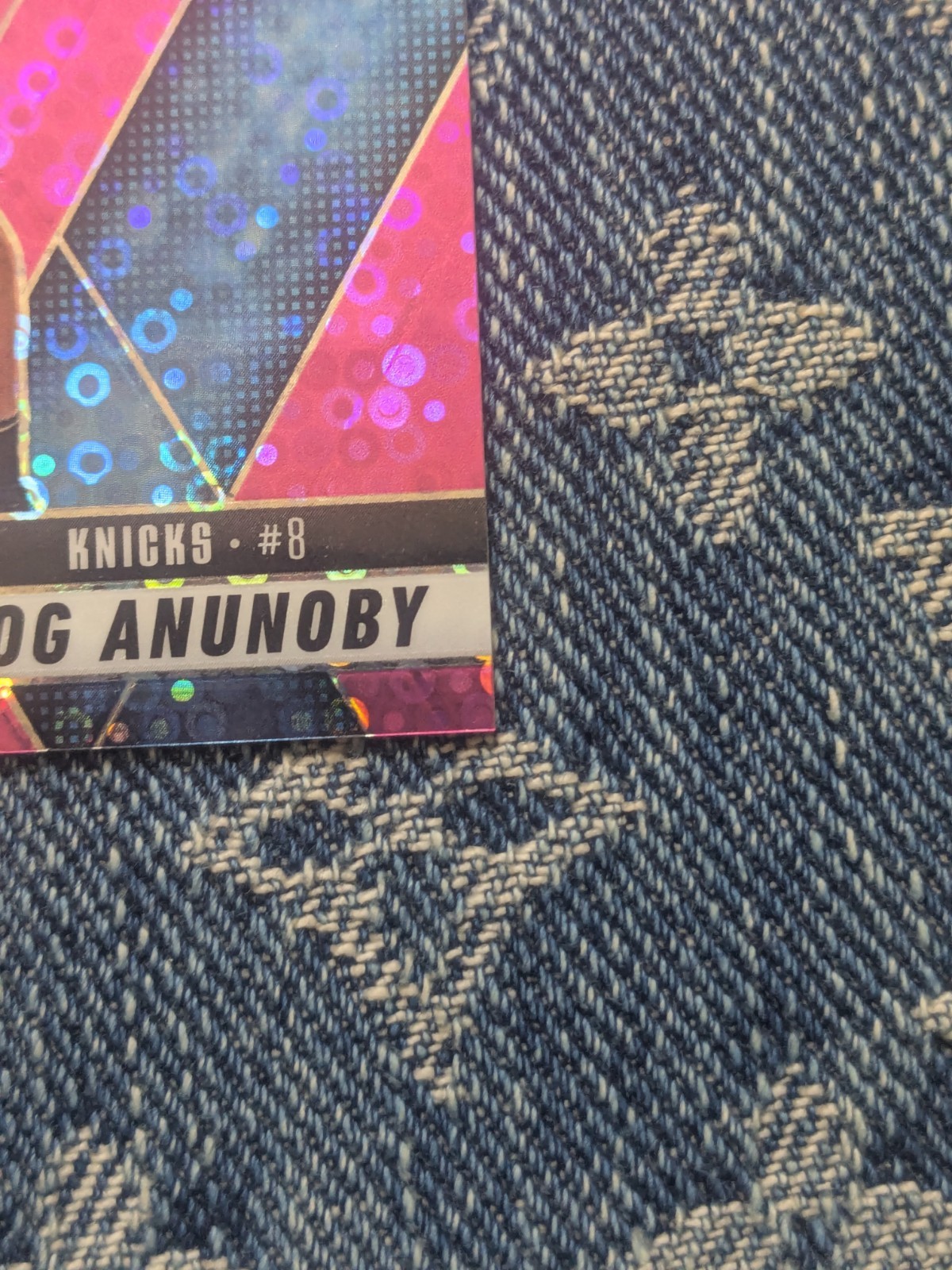 2024-25 Panini Mosaic OG Anunoby Fast Break Pink Mosaic 8/20 Jrsy # eBay 1/1