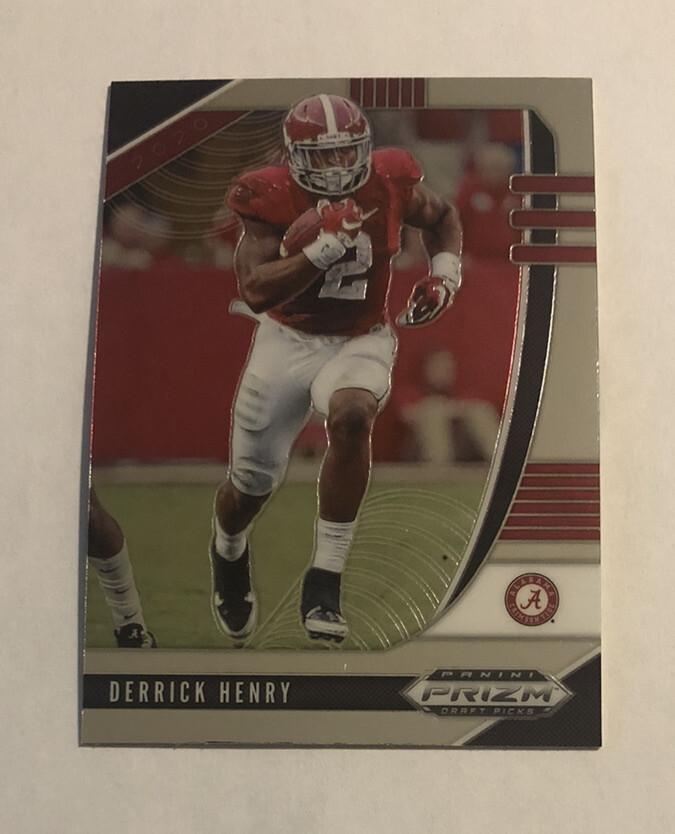 Derrick Henry 2020 Panini Prizm Draft Picks #33 Alabama Tennessee Titans