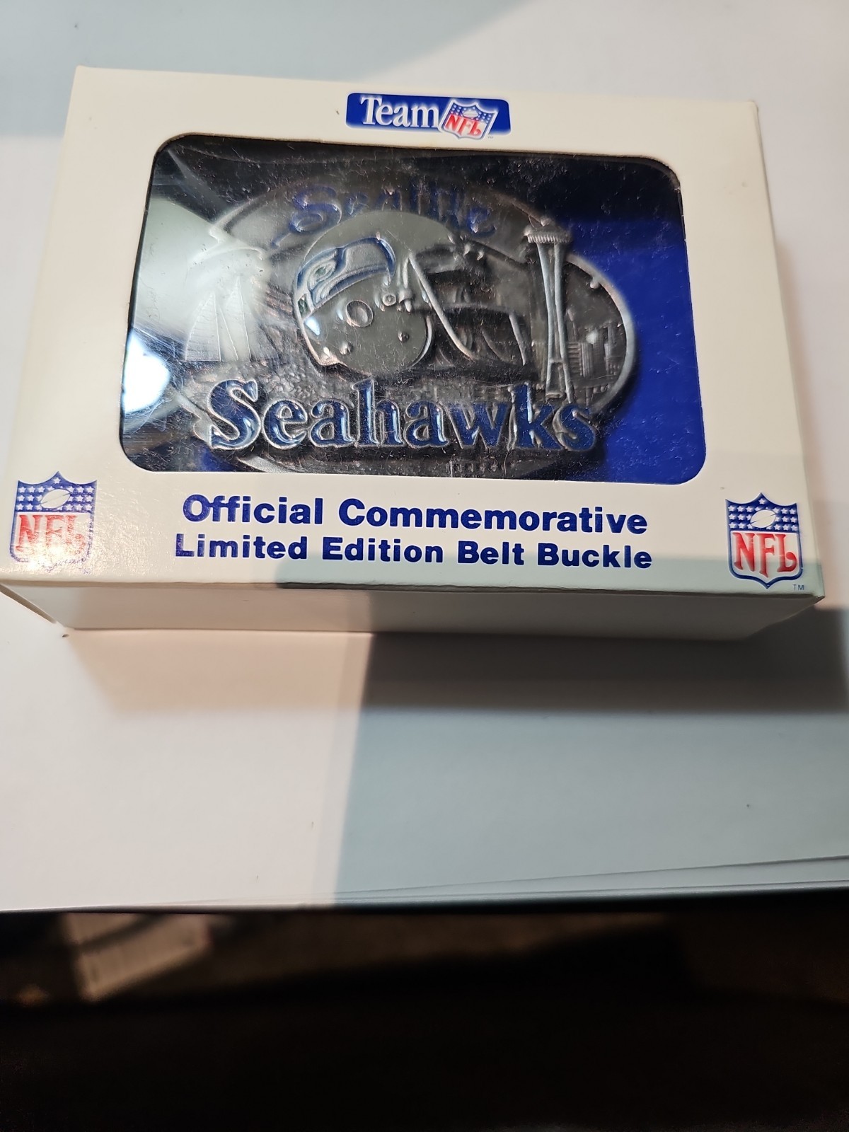 1987 Seattle Seahawks Metal Belt Buckle