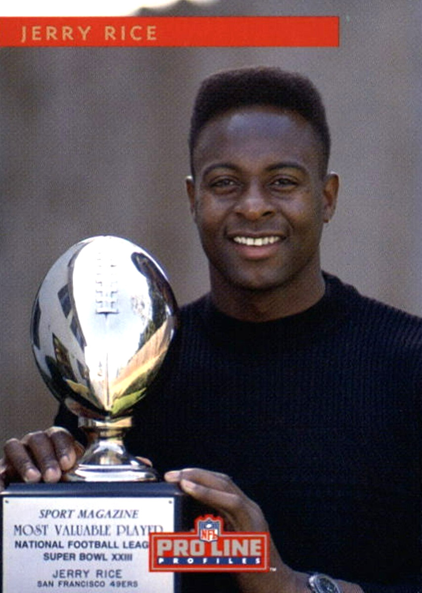 1992 Pro Line Profiles #46 Jerry Rice San Francisco 49ers HOF