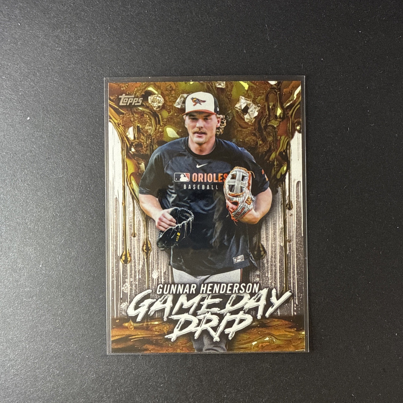 Topps 2025 Series 1 Gameday Drip Gunnar Henderson GD-13 Orioles Baseball