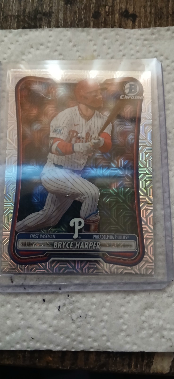 Topps 2025 Bowman Bryce Harper #3 Philadelphia Phillies MLB Baseball Card