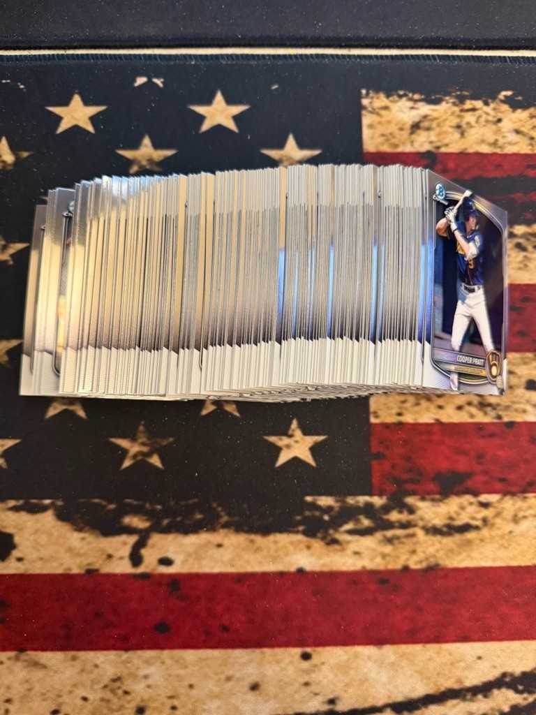 2025 Bowman Draft Chrome Baseball Cooper Pratt Base Chrome Lot Of 134