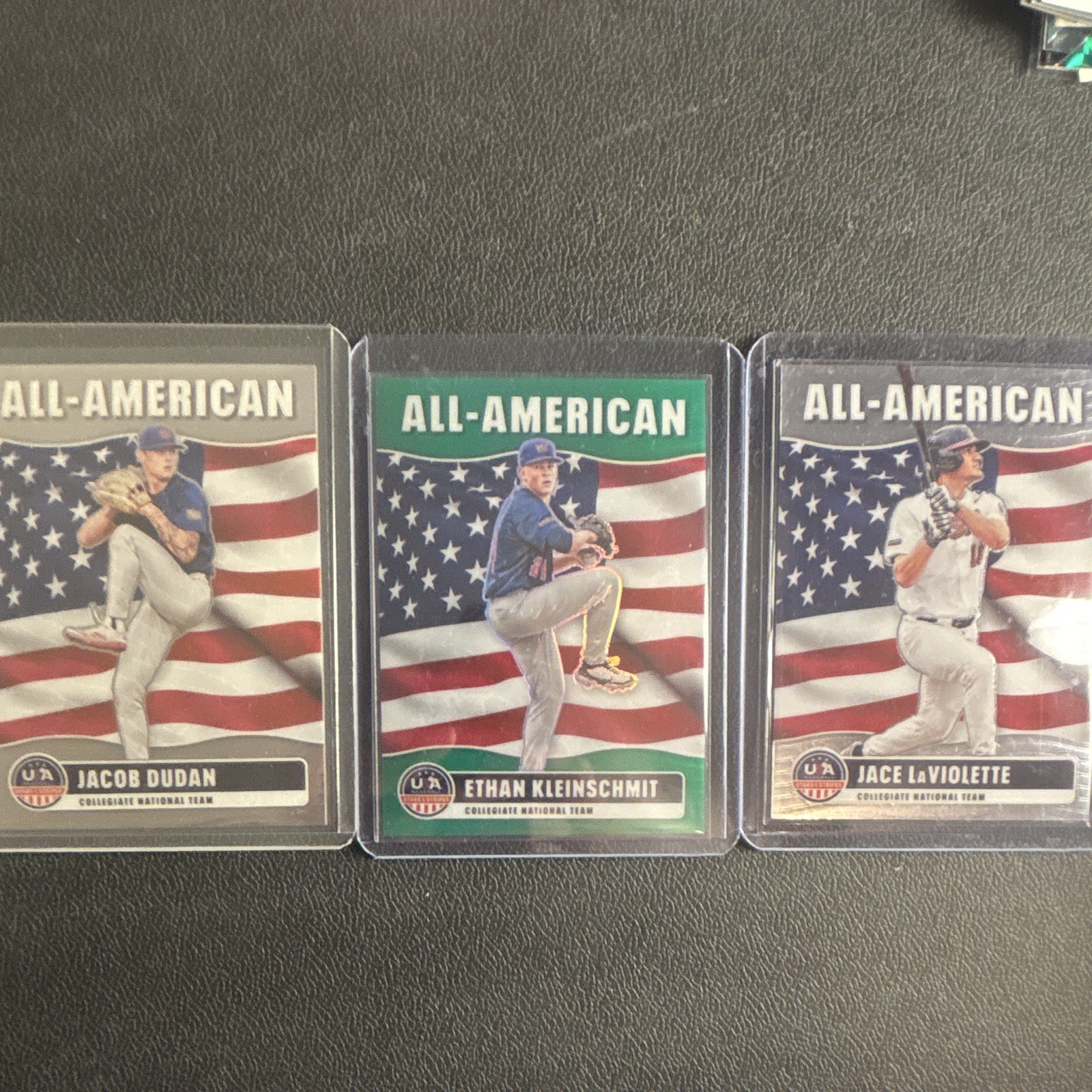 USA Baseball All-American Collegiate National Team 3 Card Lot 2024 Dudan