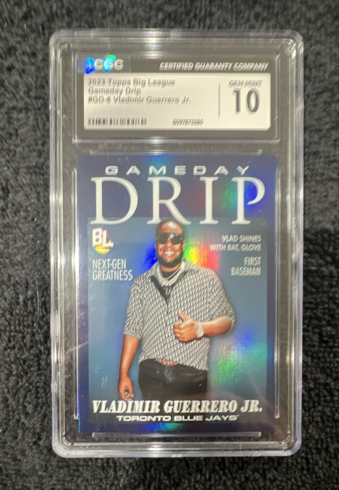 2023 Topps Big League – Game Day Drip Vladimir Guerrero Jr. #GD-6 Mint 10