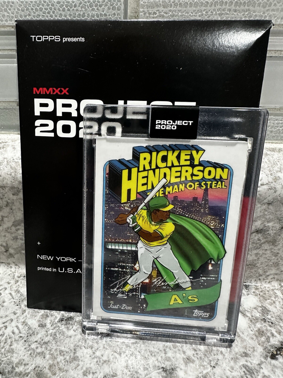 2020 Topps Project 2020 – 1980 Topps Don C #398 Rickey Henderson