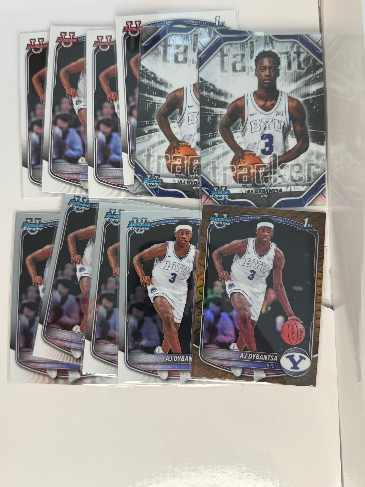 11x 2025-26 Topps Bowman AJ Dybantsa Lot