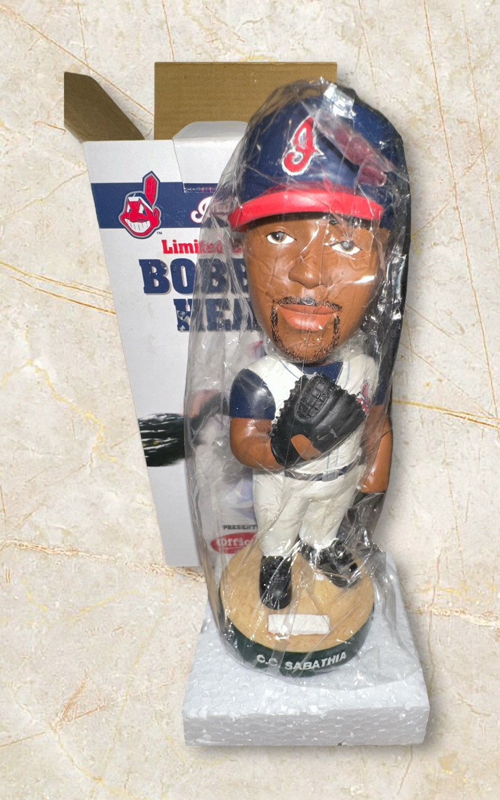 CC Sabathia Bobblehead Cleveland Indians Exclusive Limited Edition SGA 2002 HOF