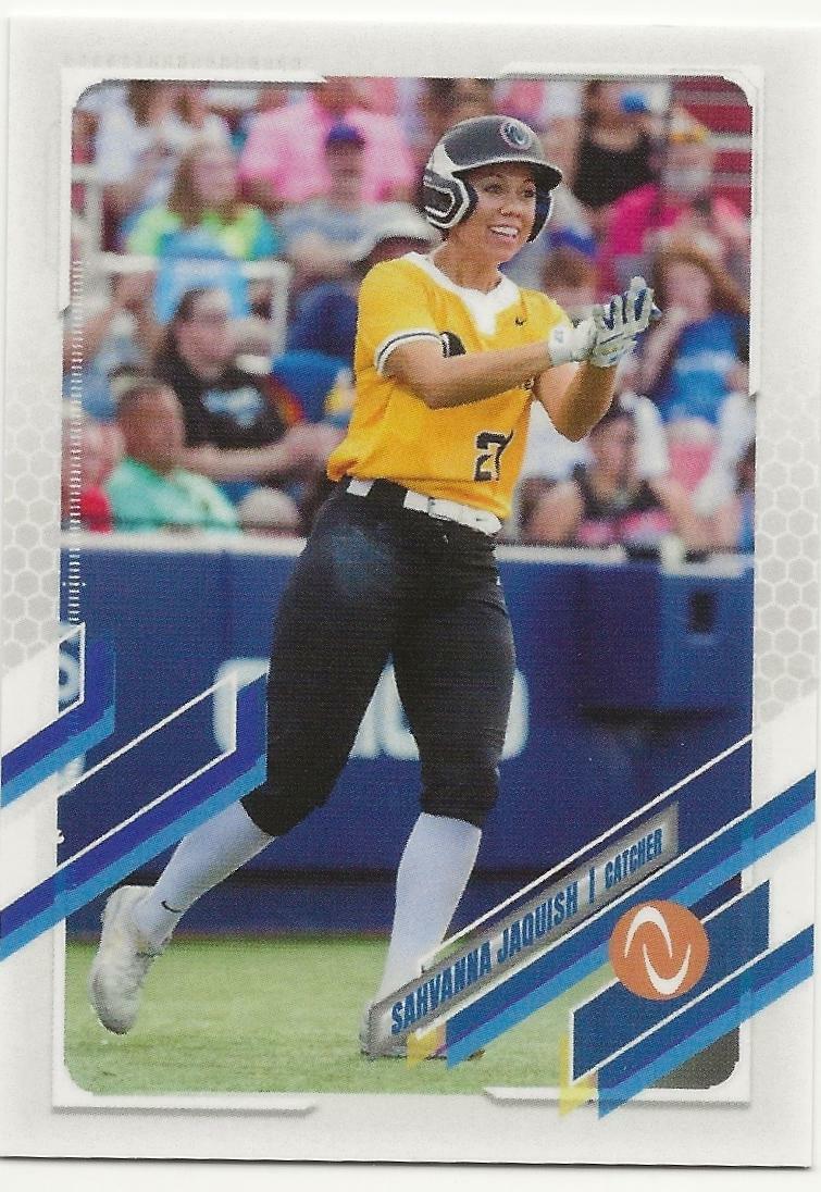 2021 Topps On Demand Athletes Unlimited Softball SAHVANNA JAQUISH LSU #47