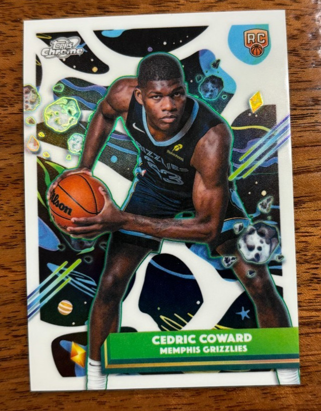 TOPPS 2025-26 COSMIC SSP WHITE HOLE REFRACTOR CEDRIC COWARD RC 260661