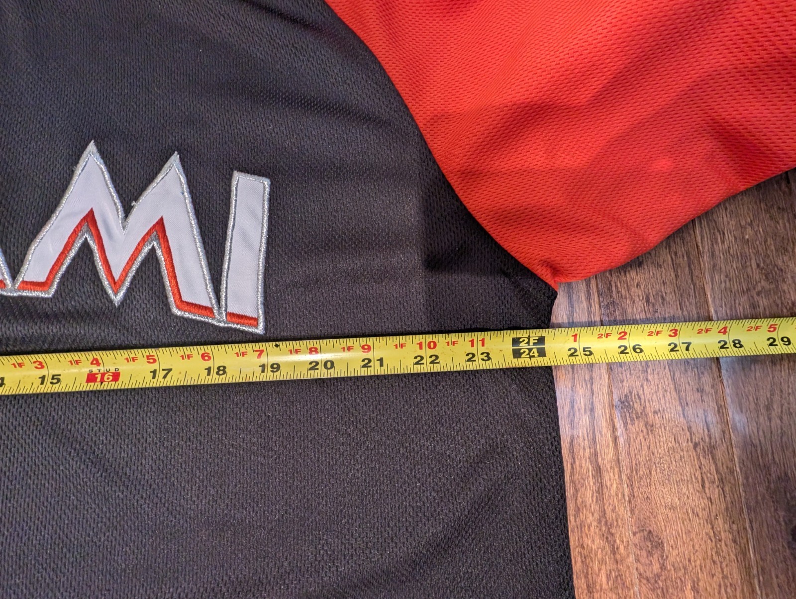 Authentic Miami Marlins Stitches MLB Baseball Jersey XL Stitched Lettering