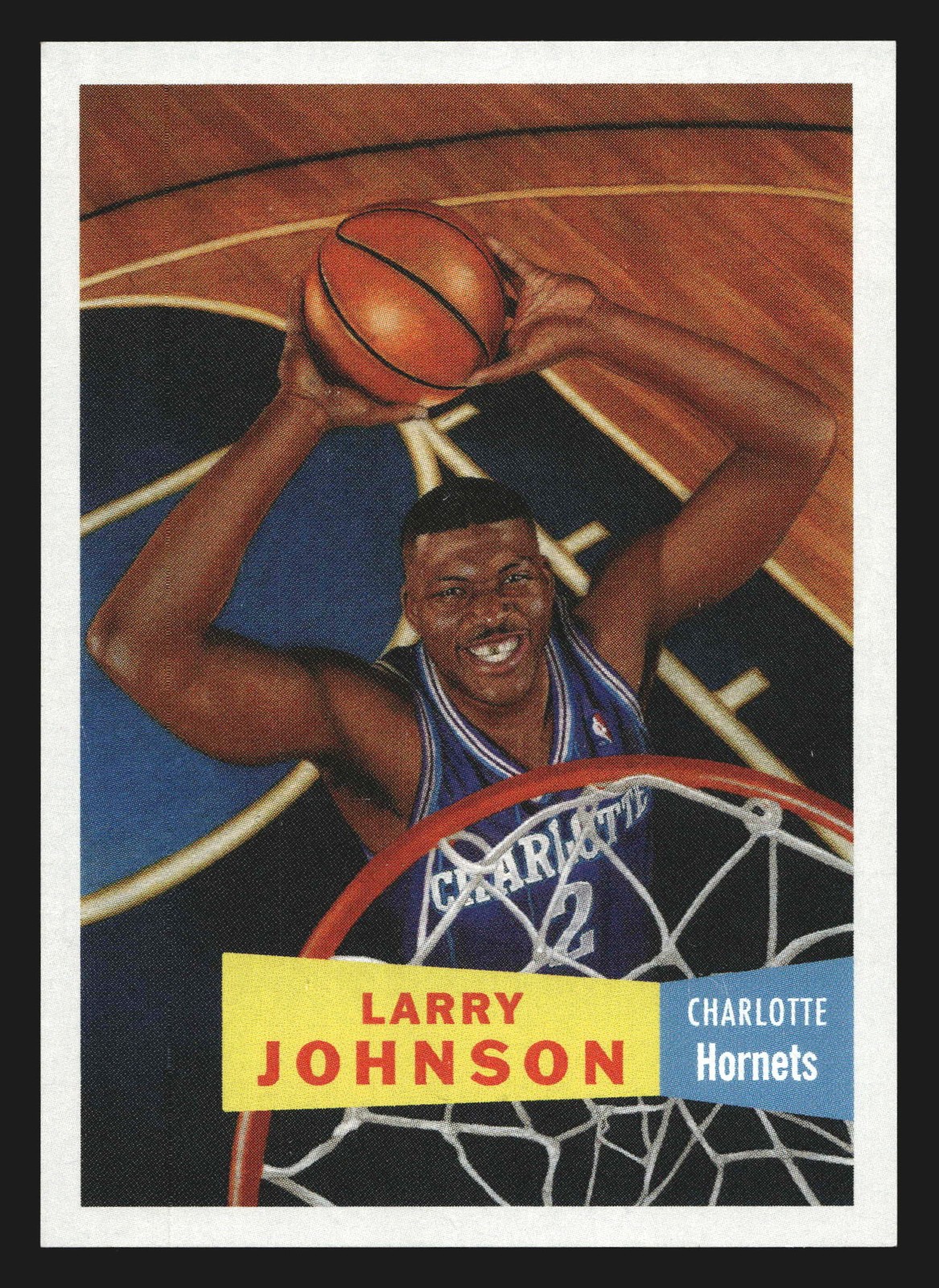2025-26 Topps NBA Living Set #27 Larry Johnson Charlotte Hornets