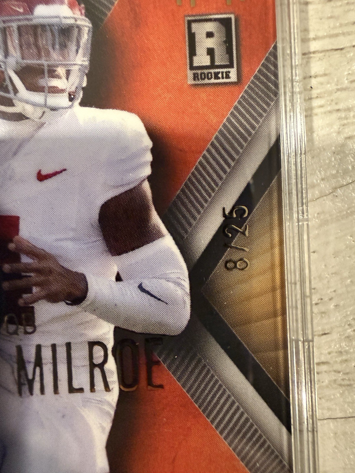 2025 Wild Card Matte Jalen Milroe RC Rookie 8/25 Gold SP X-Plode Ala🔥 Low # QB