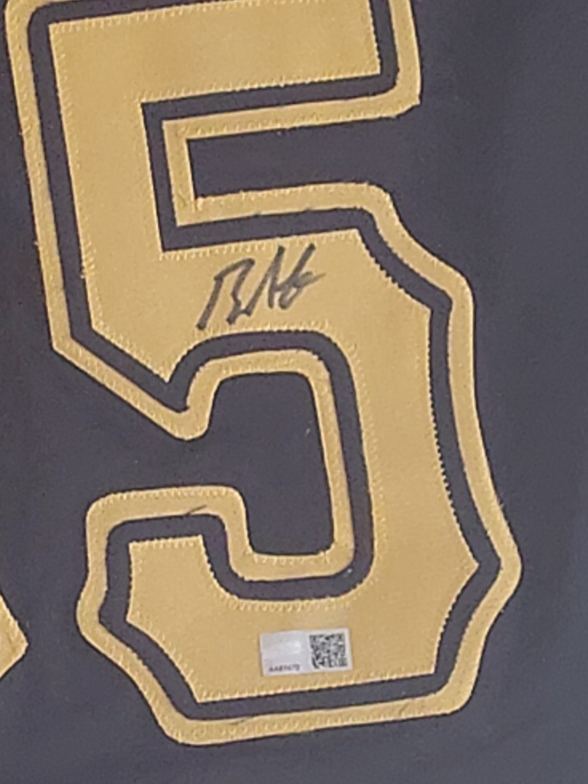 Framed Signed Auto Braxton Ashcraft Replica Jersey XL