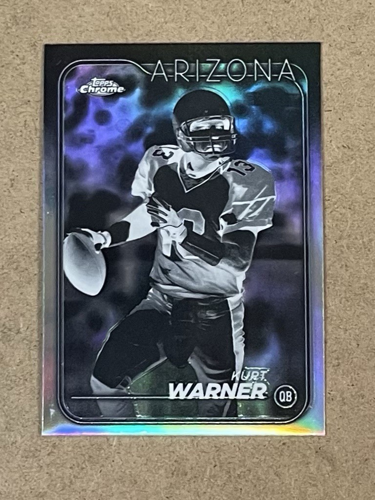 2024 TOPPS CHROME NEGATIVE REFRACTORS #1 KURT WARNER