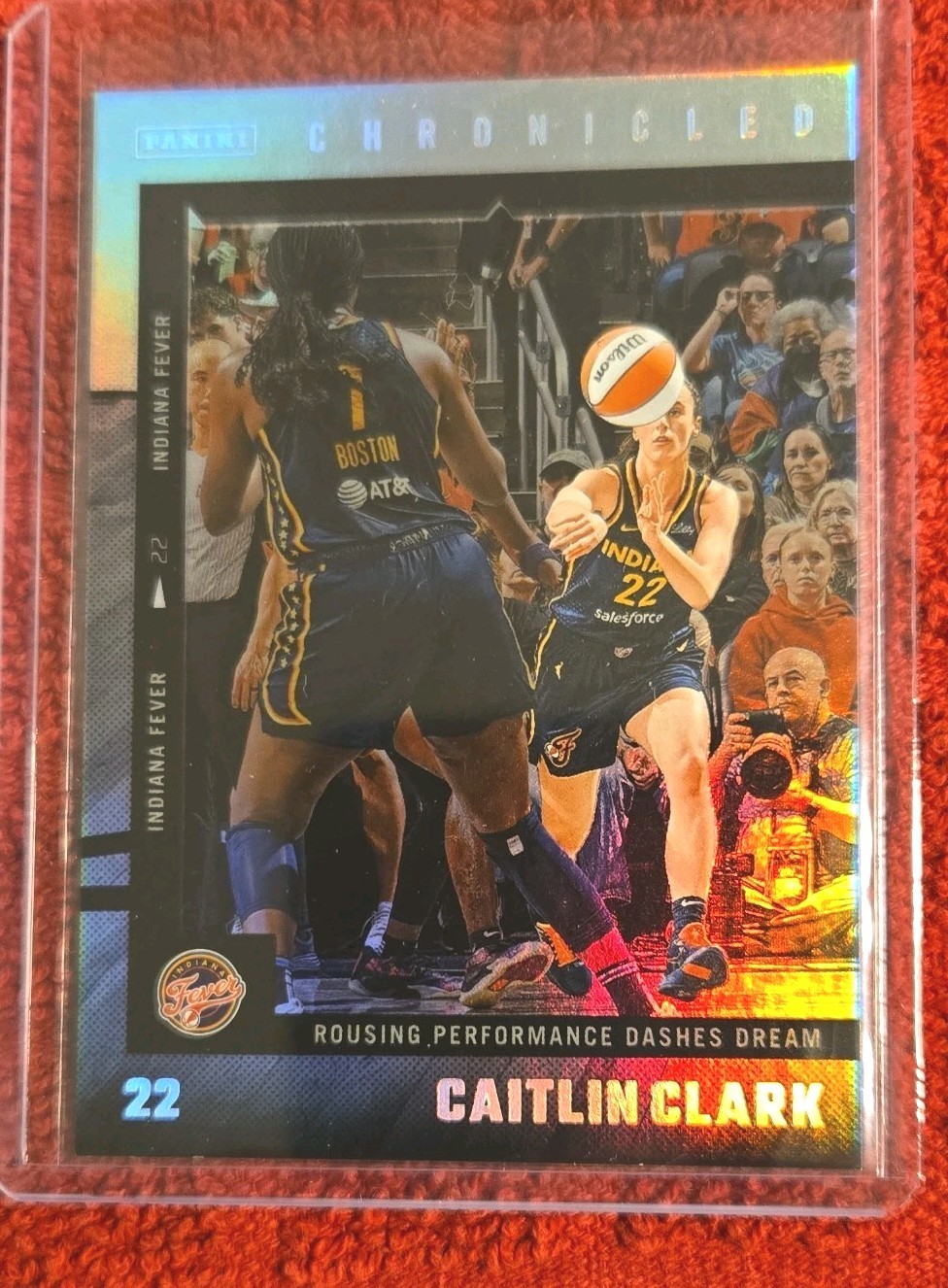 Caitlin Clark 2025 Panini Caitlin Clark Chronicled – WNBA Caitlin Clark #38 Holo