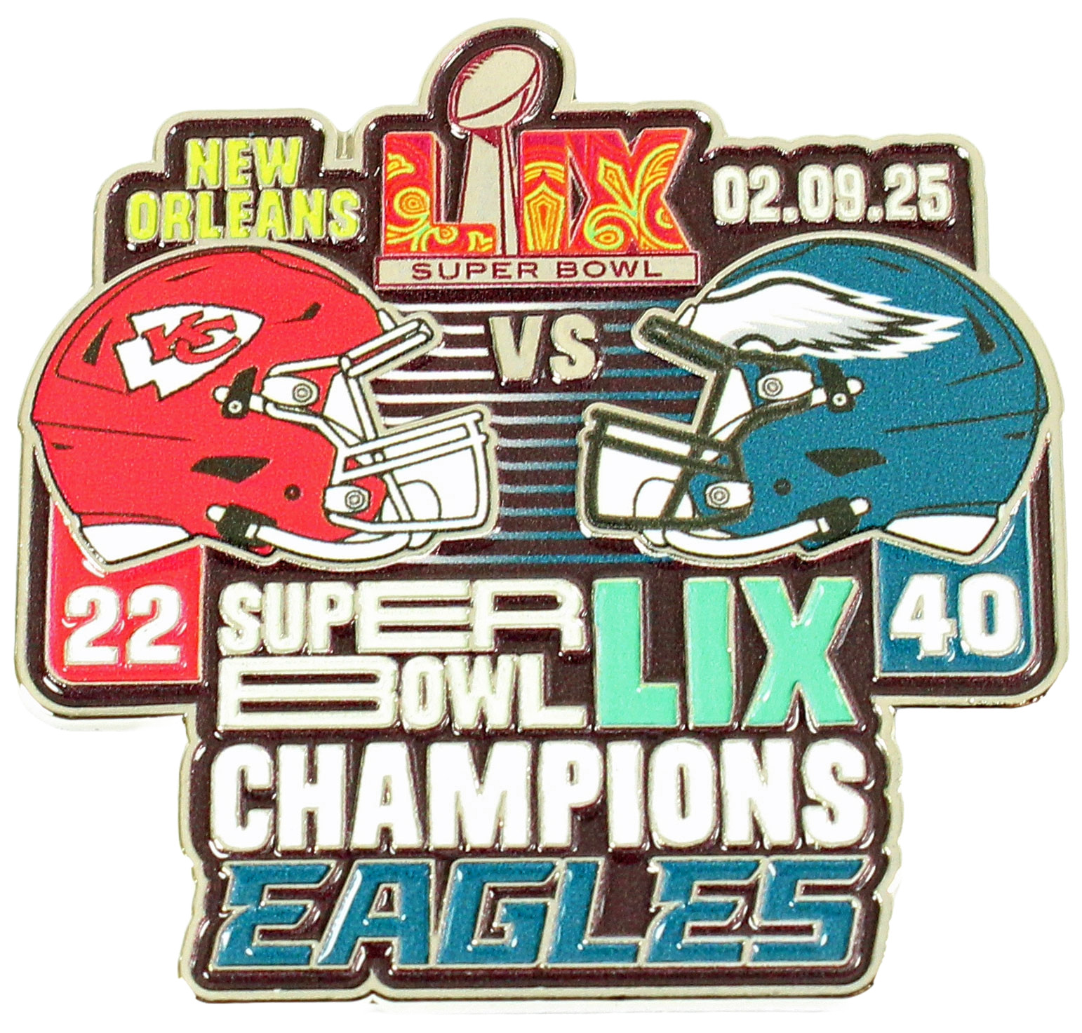 Super Bowl LIX (59) Champions Ultimate Pin – Limited 1,000 – Medium Style