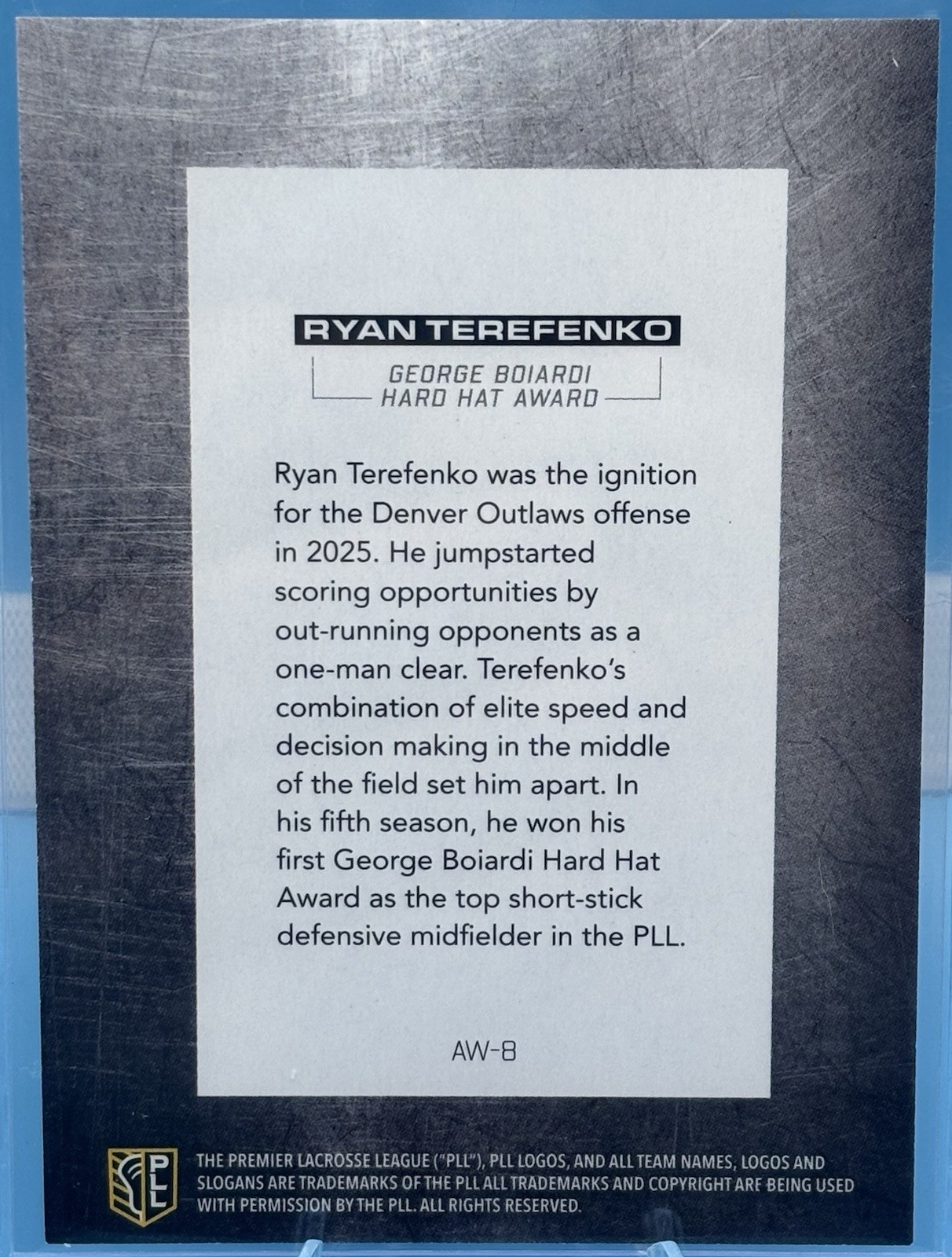 2026 PLL – Fieldside II – Ryan Terefenko Award Winner Blue Parallel 89/99