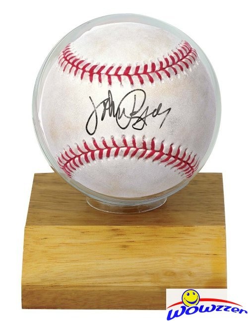 (5) Ultra Pro Baseball Holder with Real Wood Base Memorabilia Holders #81208