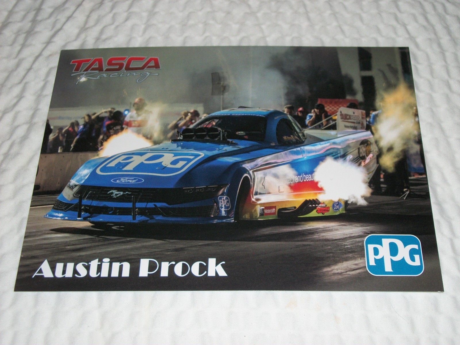 2026 AUSTIN PROCK PPG FUNNY CAR NHRA POSTCARD