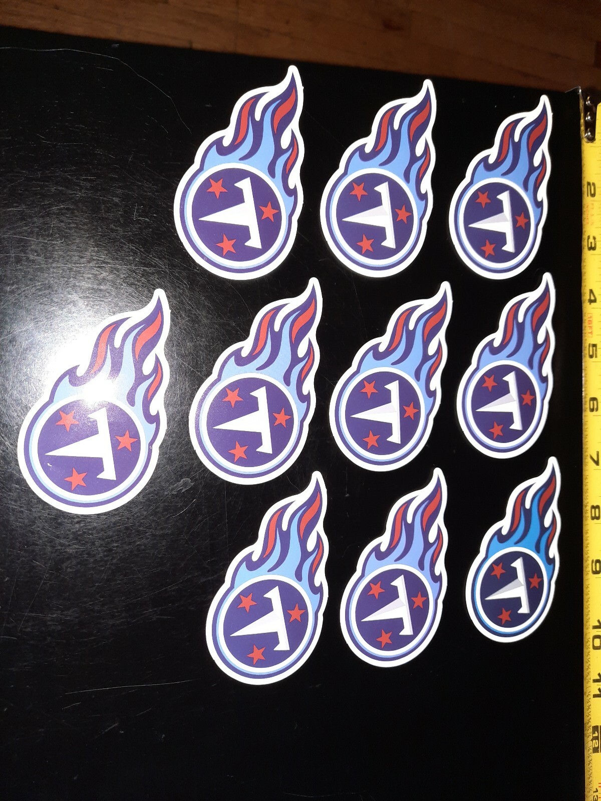 Lot of 10 Tennessee Titans NFL Football Decal Sticker Team Logo