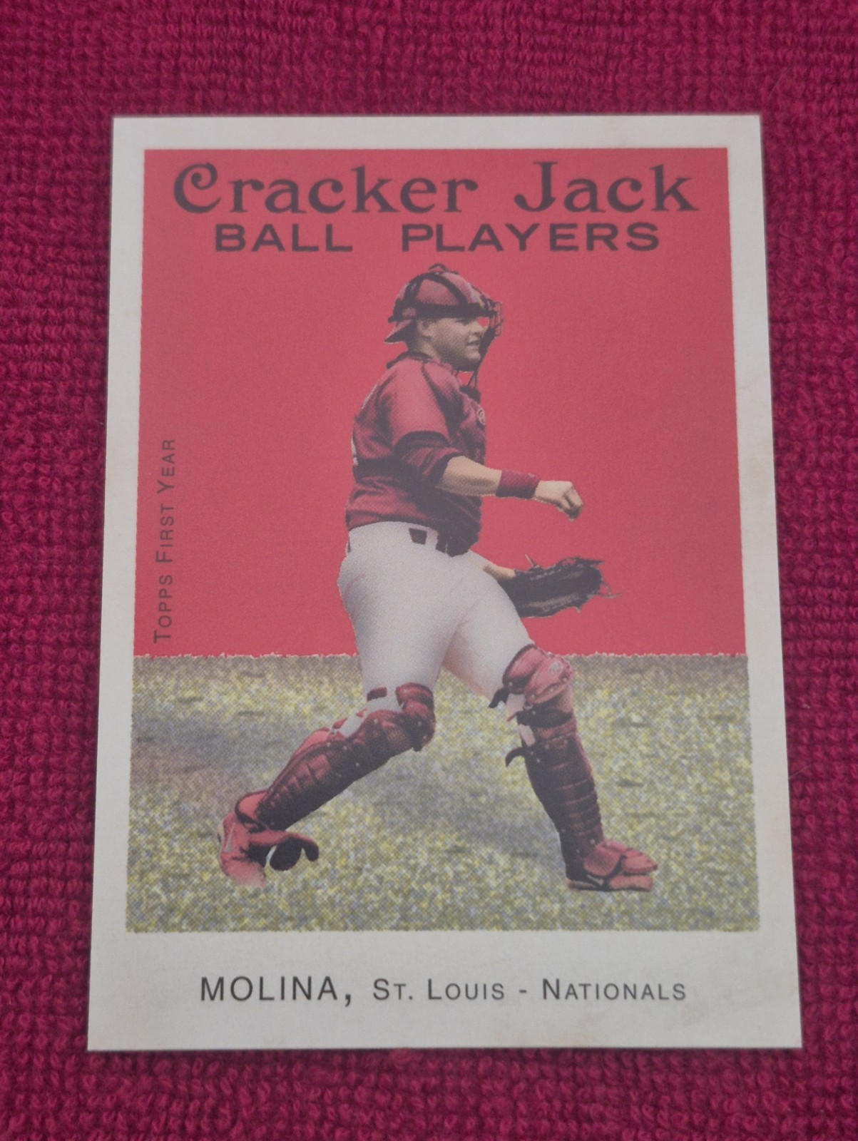 2004 Topps Cracker Jack Yadier Molina RC #204 Cardinals. nm/mt+