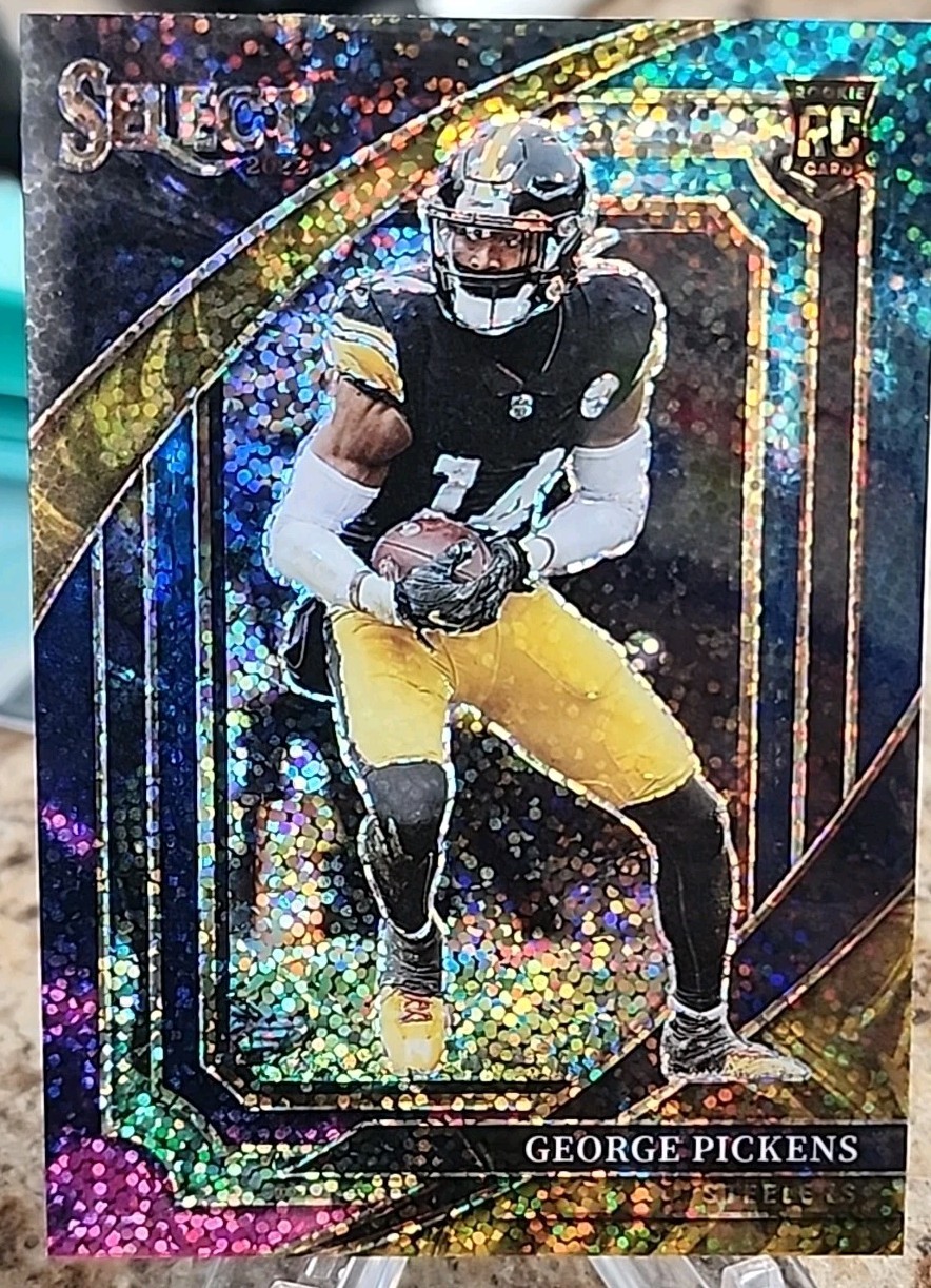 2022 Panini Select – Suite Level George Pickens #343 Cosmic Prizm (RC)