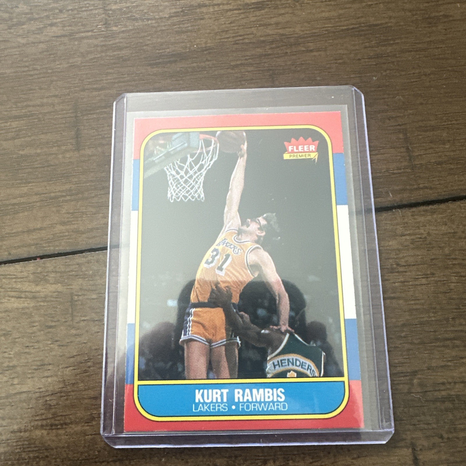 1986-87 Fleer #89 Kurt Rambis