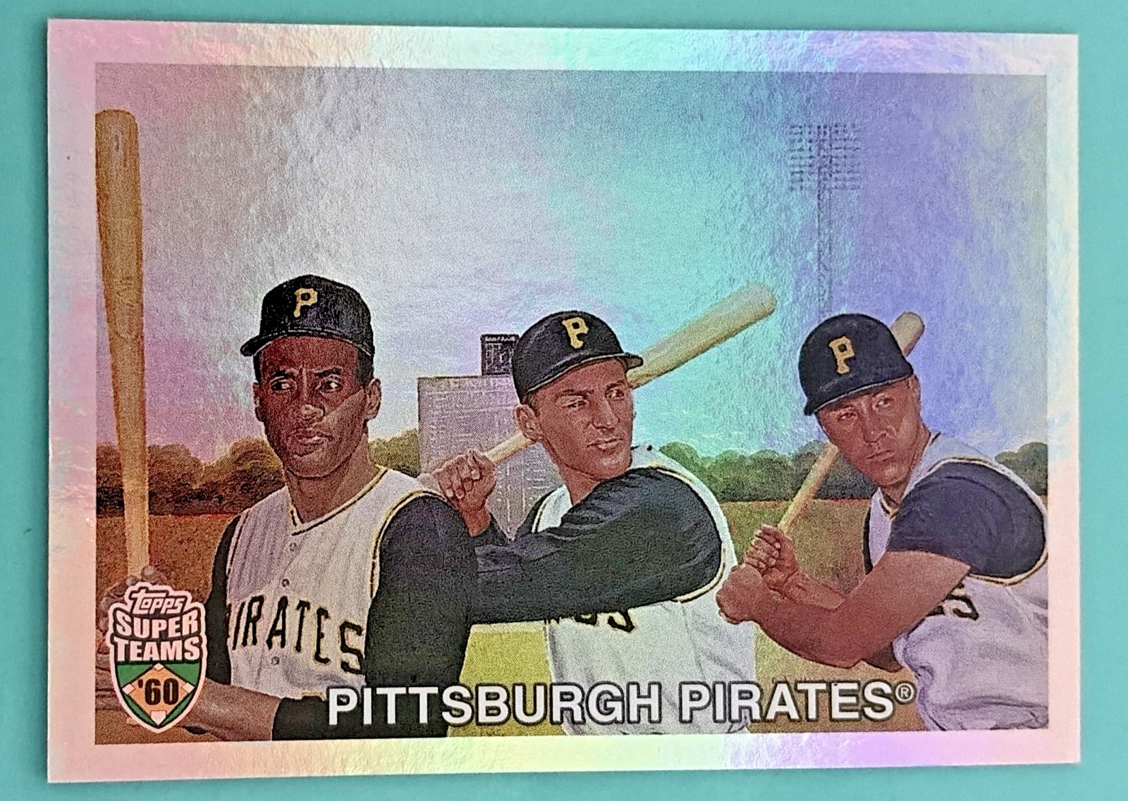 Topps 2002 Super Teams Pittsburgh Pirates #57 Clemente Mazeroski Groat /1960 HOF