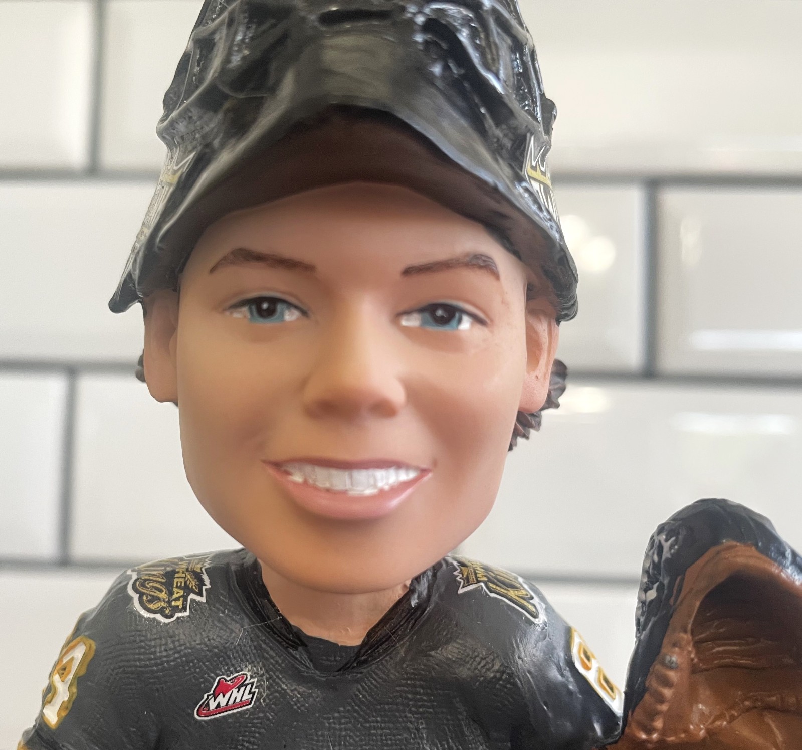 Bobblehead, Carson Bjarnason, Drafted 2023, 51st by Flyer, Brandon Wheat Kings