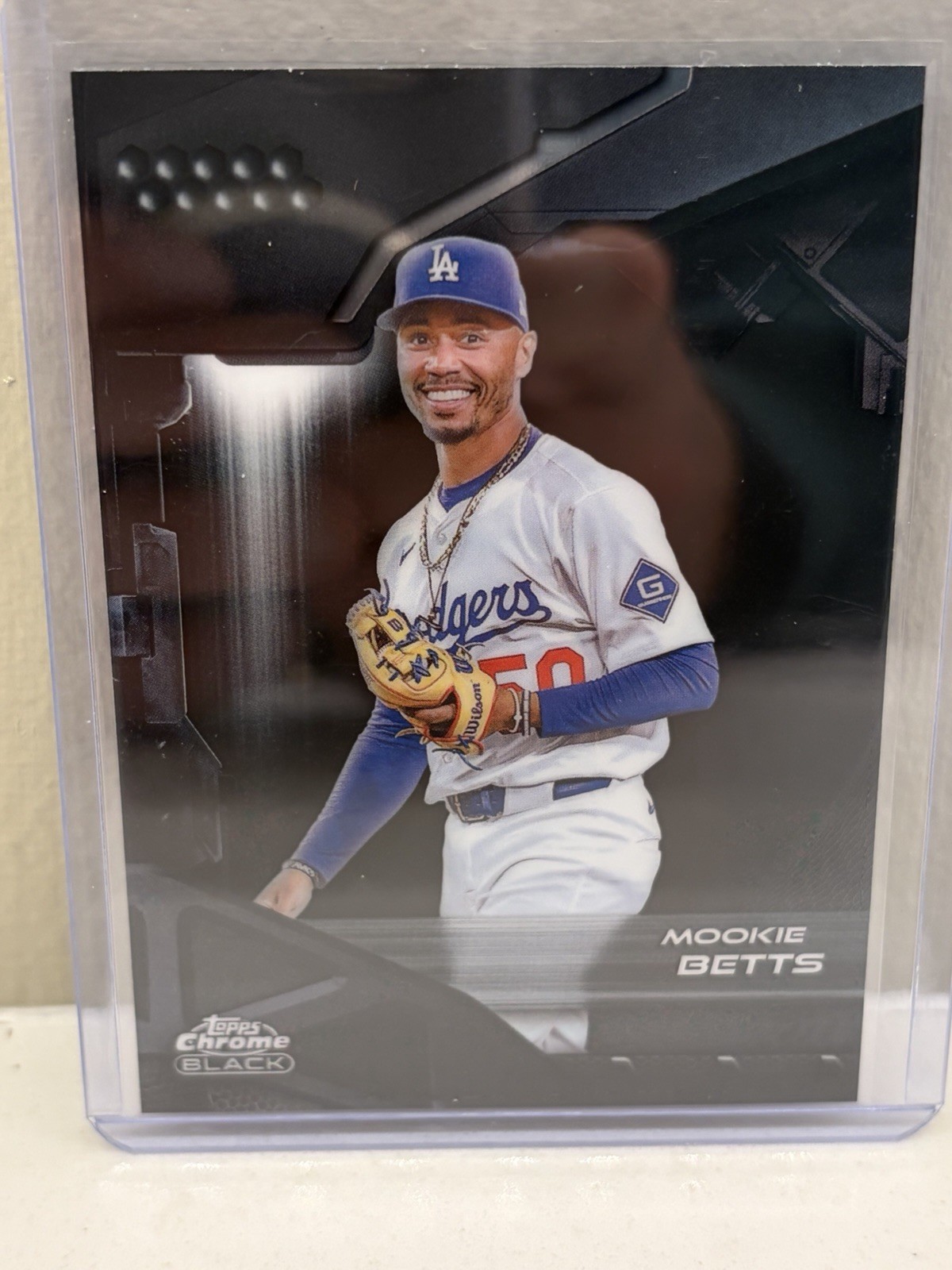 2026 Topps Chrome Black Mookie Betts #4 Dodgers