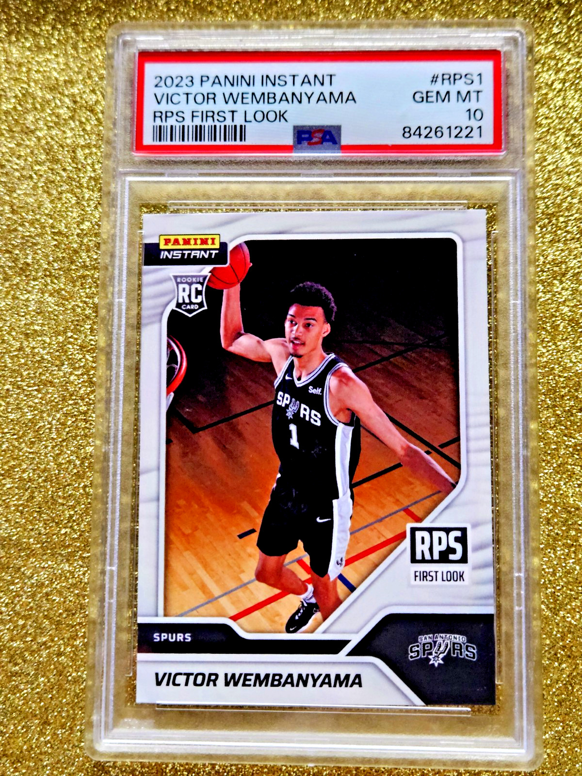 2023-24 Panini Instant RC Victor Wembanyama RPS First Look PSA 10 GEM #RPS1 👓👓
