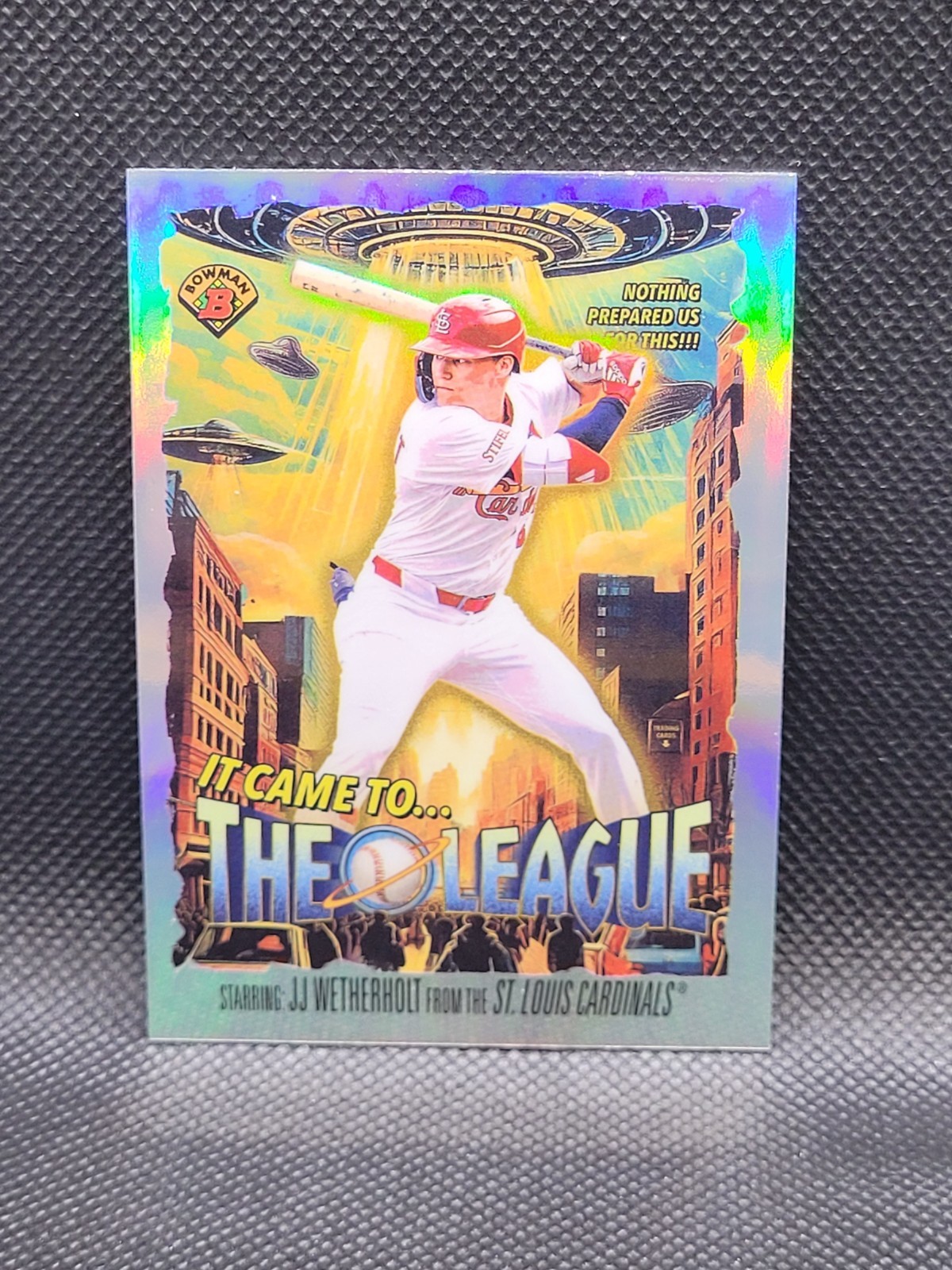 2025 Bowman Chrome JJ WETHERHOLT It Came To The League refractor RC – Cardinals