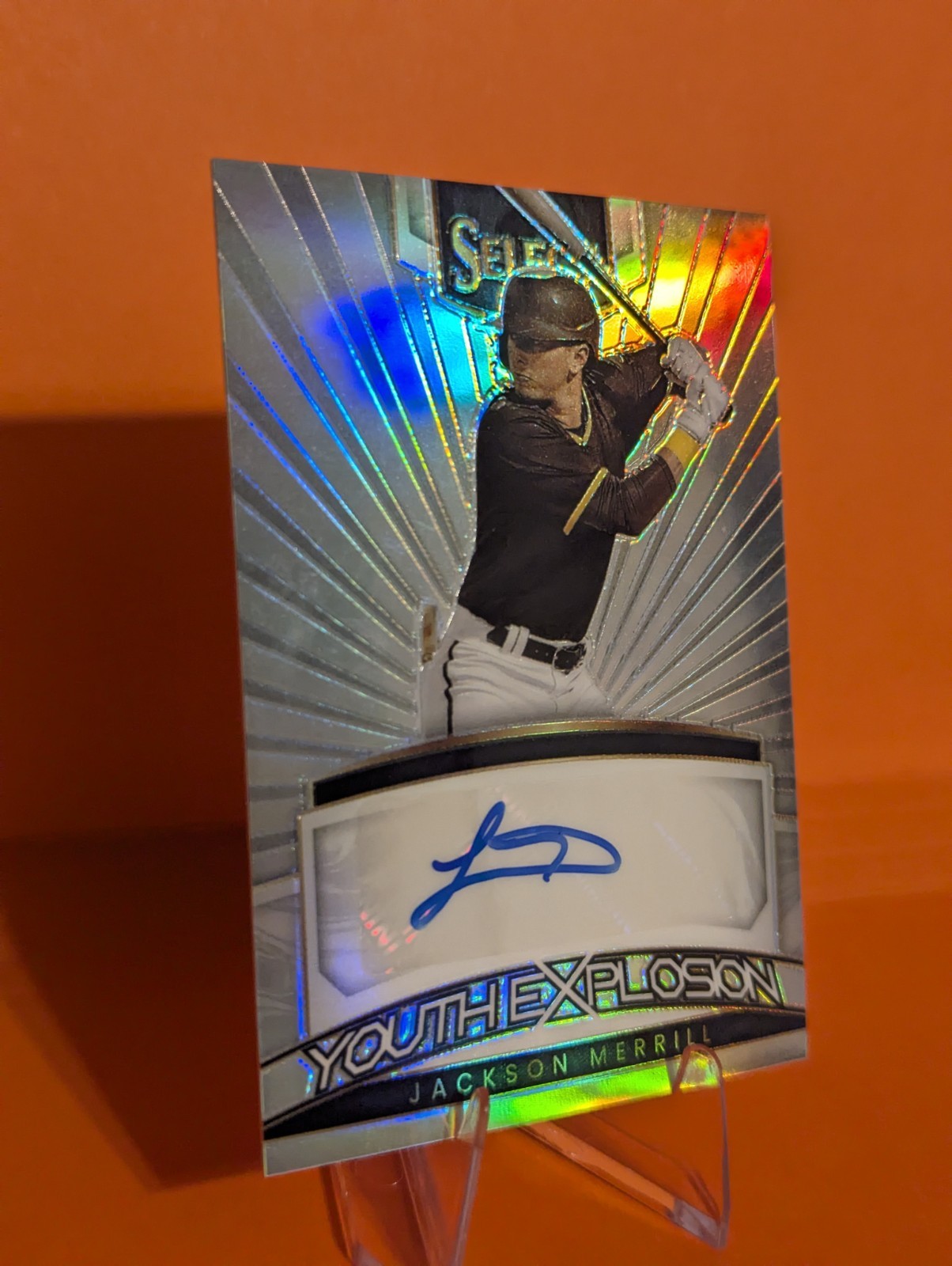 2023 Panini Select – Youth Explosion Signatures Jackson Merrill #YES-JM 82/99