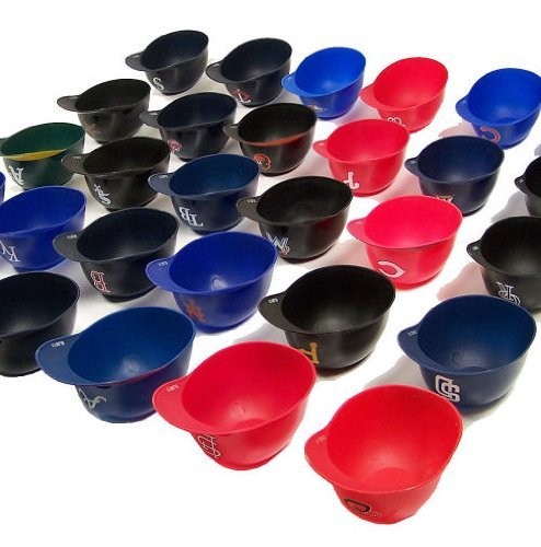 All Official MLB Teams 8oz Mini Baseball Helmet Ice Cream Snack Bowls – 30 Pack