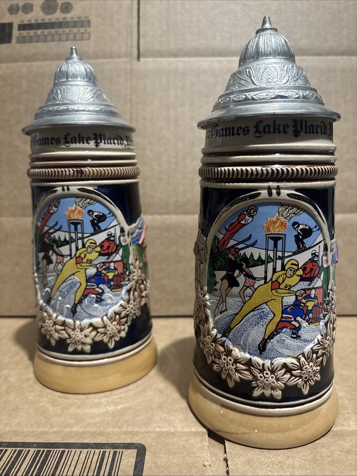 Lake Placid 1980 Winter Olympics German Mader’s Stein 1/7500 Eric Heiden – Qty 1