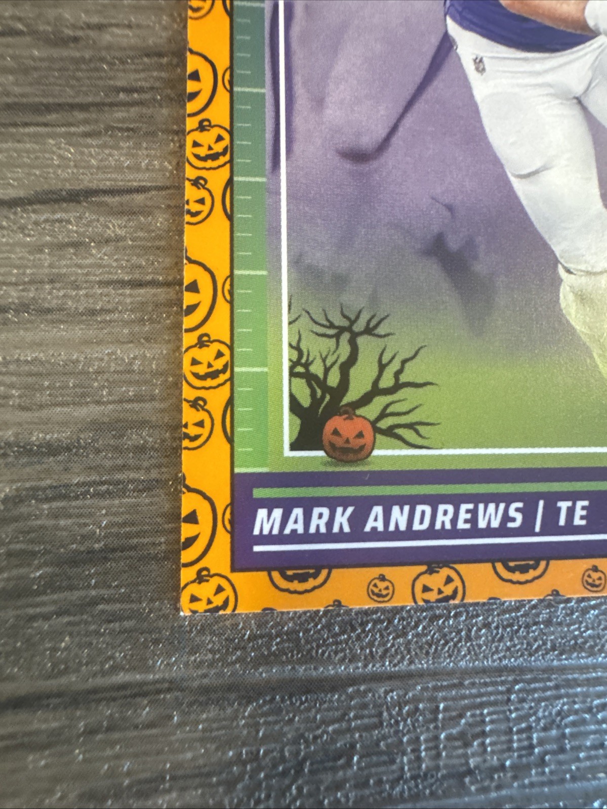 2024 Score Halloween Orange Pumpkin #22 Mark Andrews Baltimore Ravens