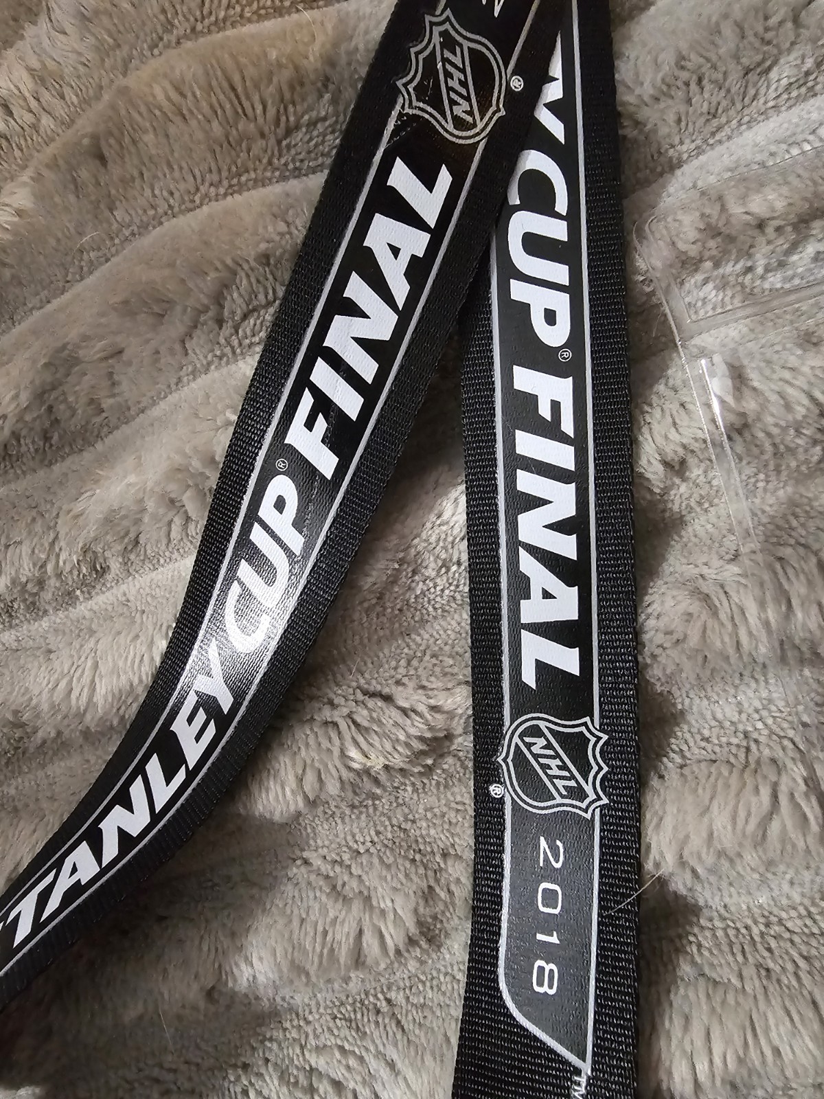 Capitals Vs Knights 2018 Stanley Cup Finals Lanyard With Ticket Holder & Pin NHL