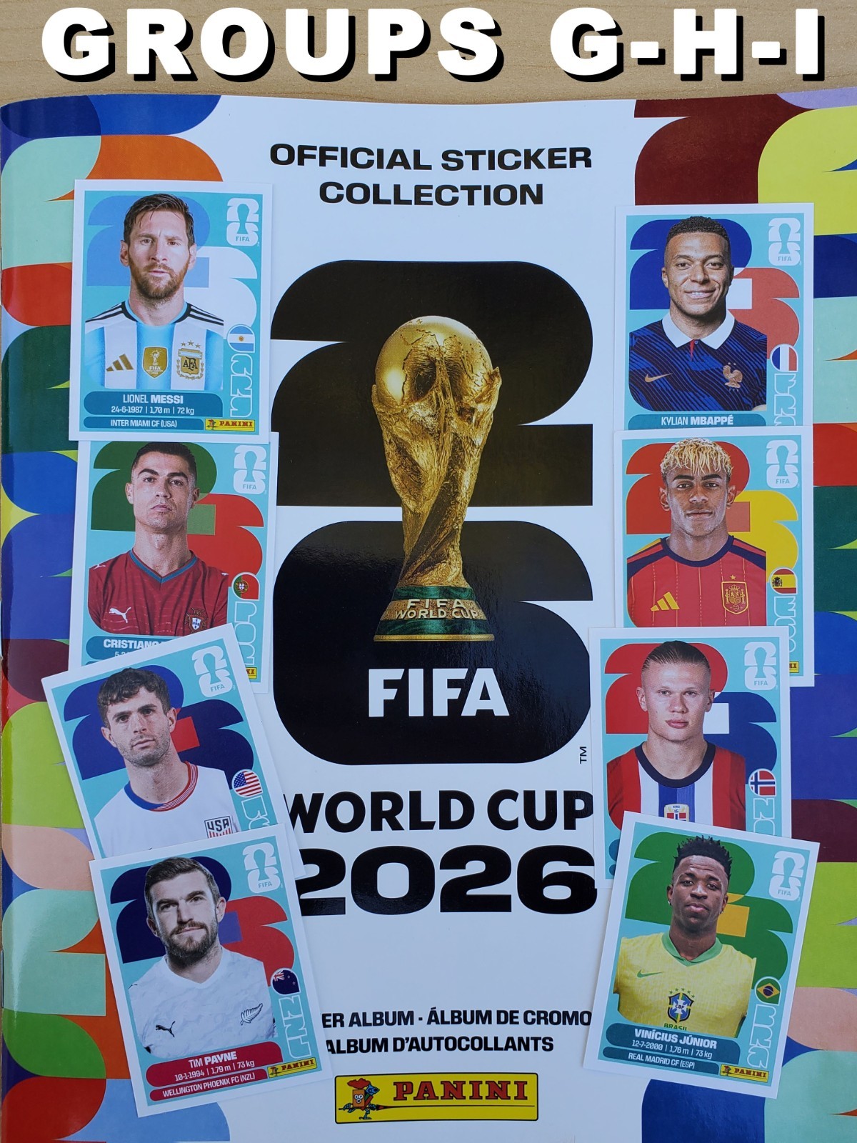 2026 Panini FIFA World Cup Stickers US Edition BEL1-NOR20 G/H/I Spain Pick