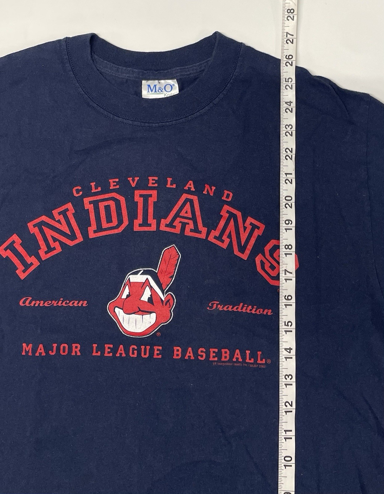 VTG 2002 Cleveland Indians T-Shirt Medium Chief Wahoo MLB