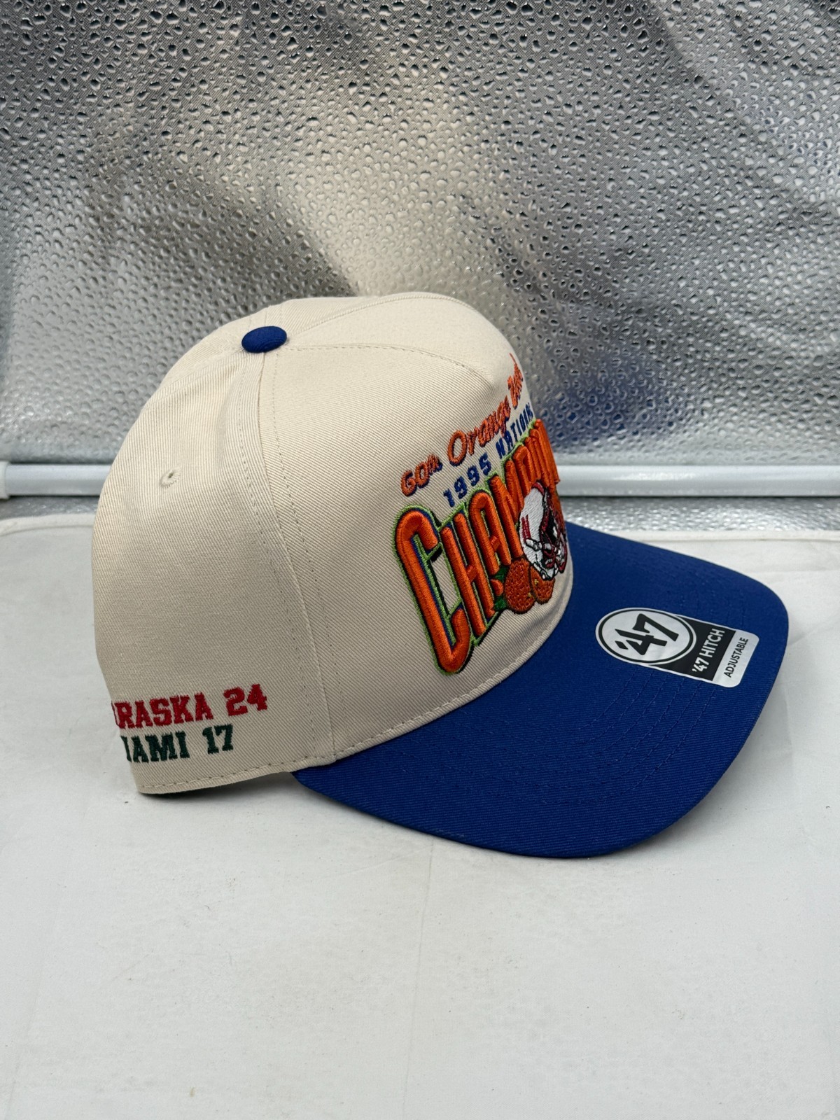Nebraska Cornhuskers NCAA ’47 Orange Bowl Natural TT Hitch Snapback Hat