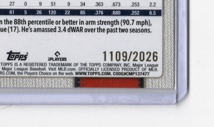 2026 Topps Series 2 Baseball #526 Masyn Winn Gold 1109/2026 St. Louis Cardinals