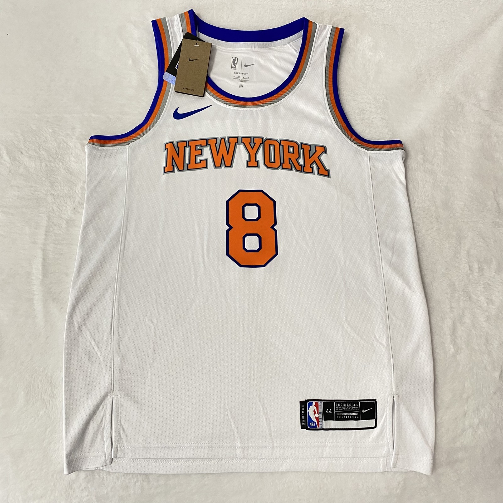 OG Anunoby #8 Custom Basketball Jersey, White, Heat Press, Men’s S–2XL