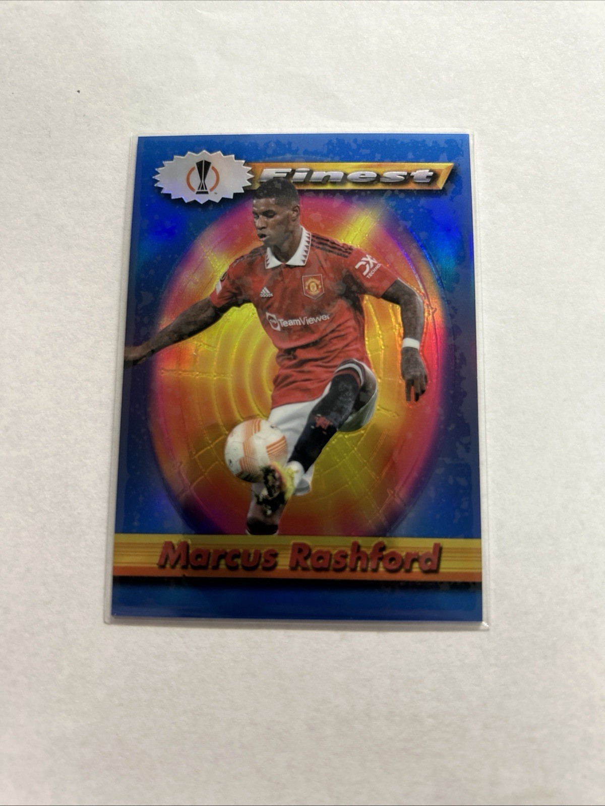2023 Topps Finest Marcus Rashford /99 Blue