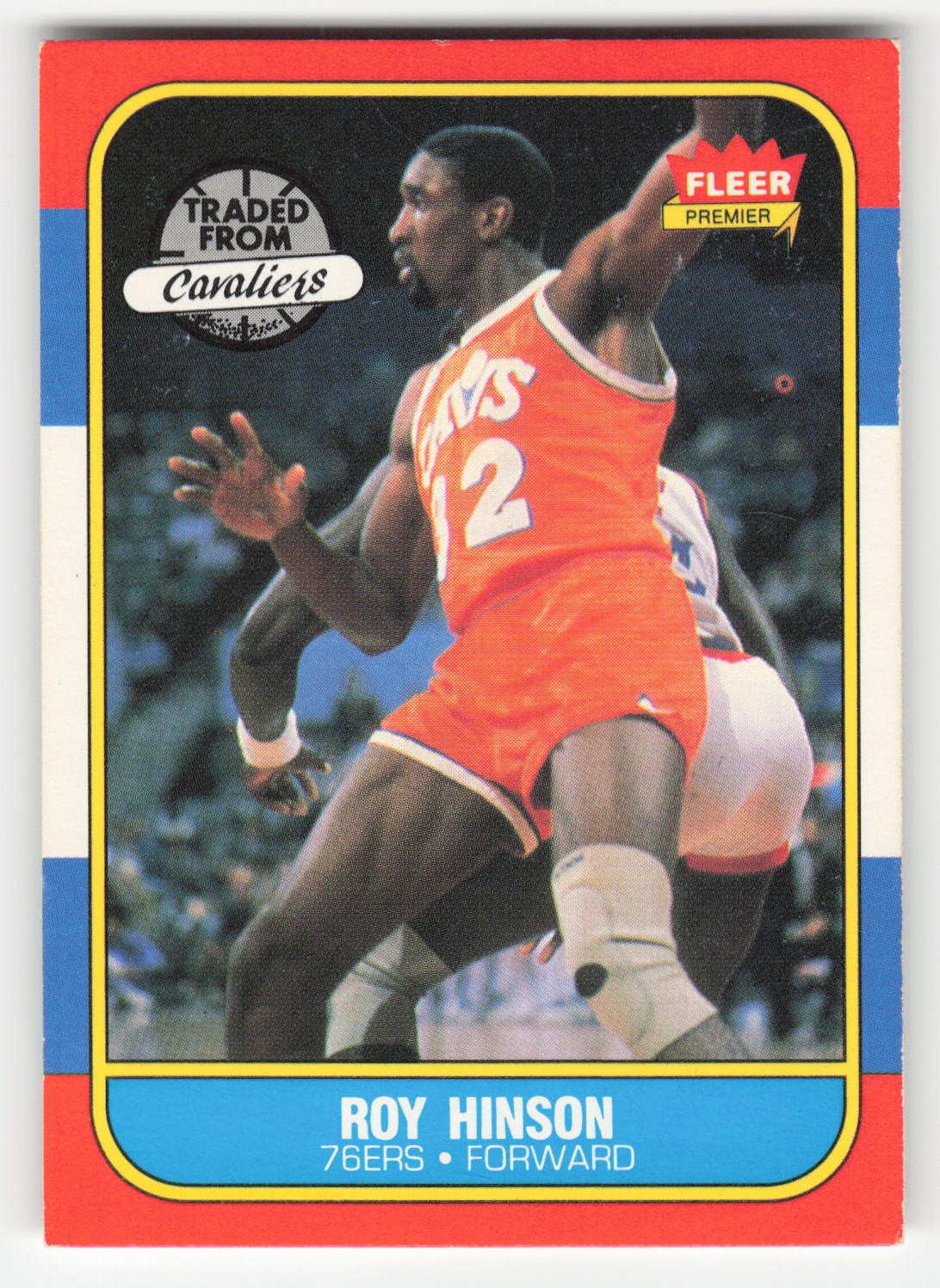 Roy Hinson 1986-87 Fleer #46 Philadelphia 76ers VG