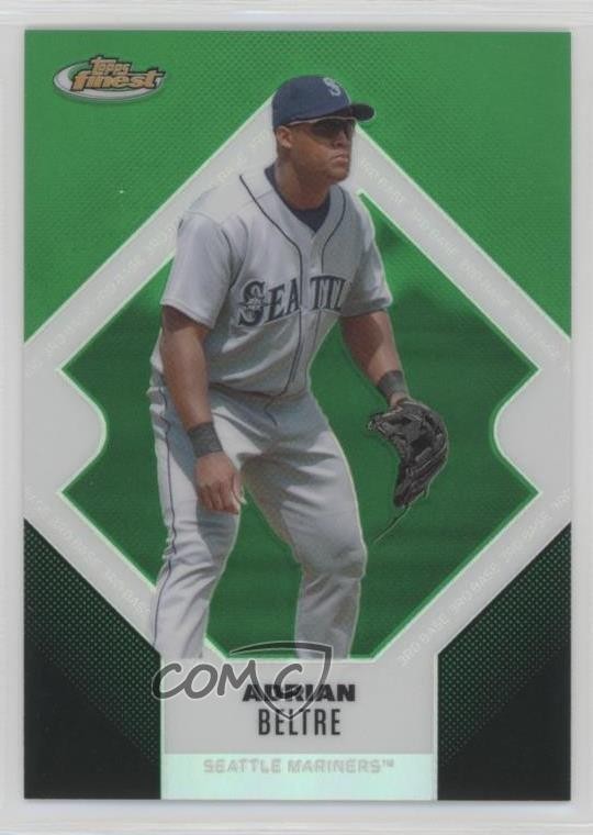 2006 Topps Finest Green Refractor /199 Adrian Beltre #40 HOF 0pv7
