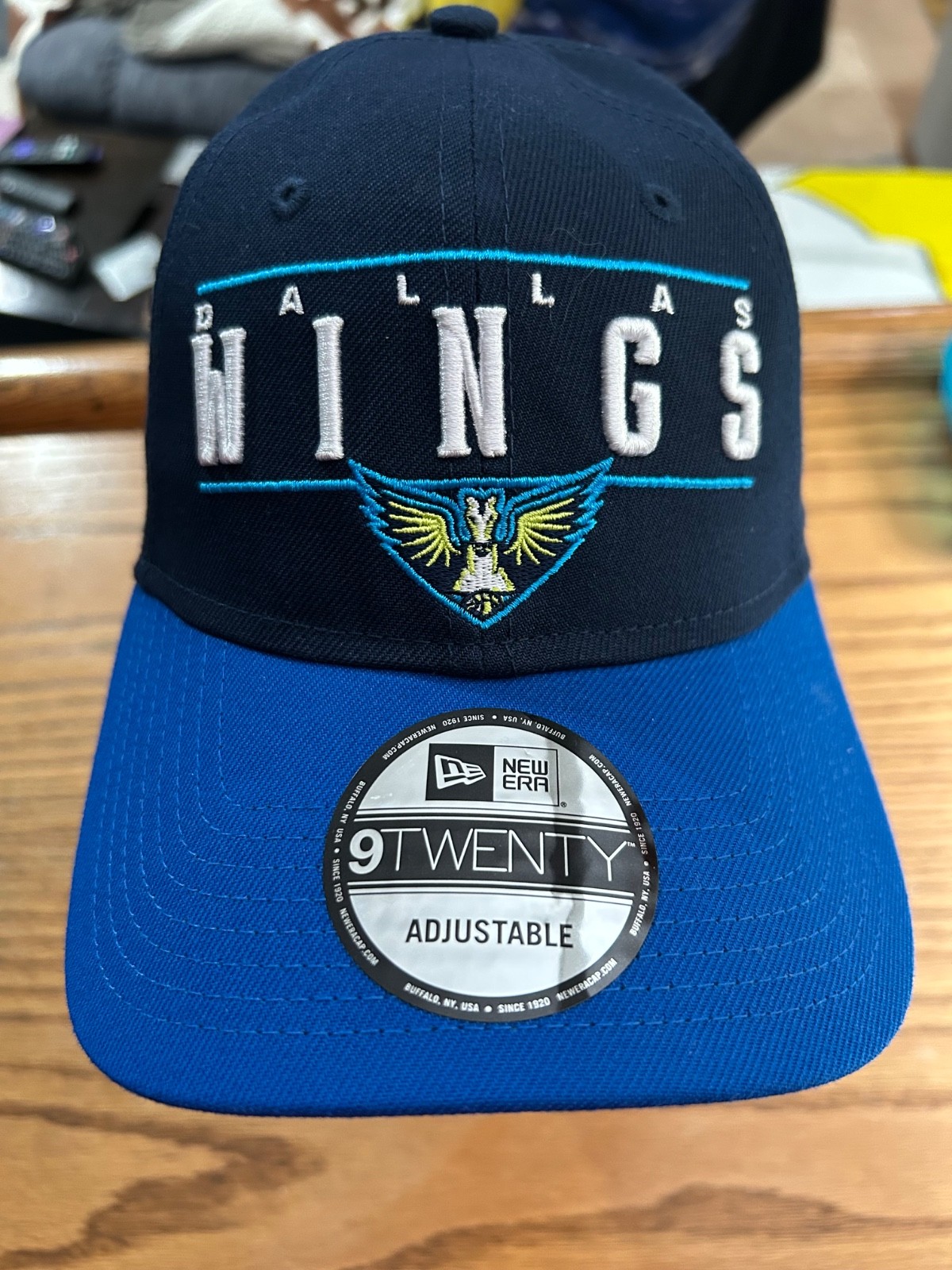 New Dallas Wings New Era Unisex 2025 WNBA Draft 9TWENTY Adjustable Hat Navy/Blue