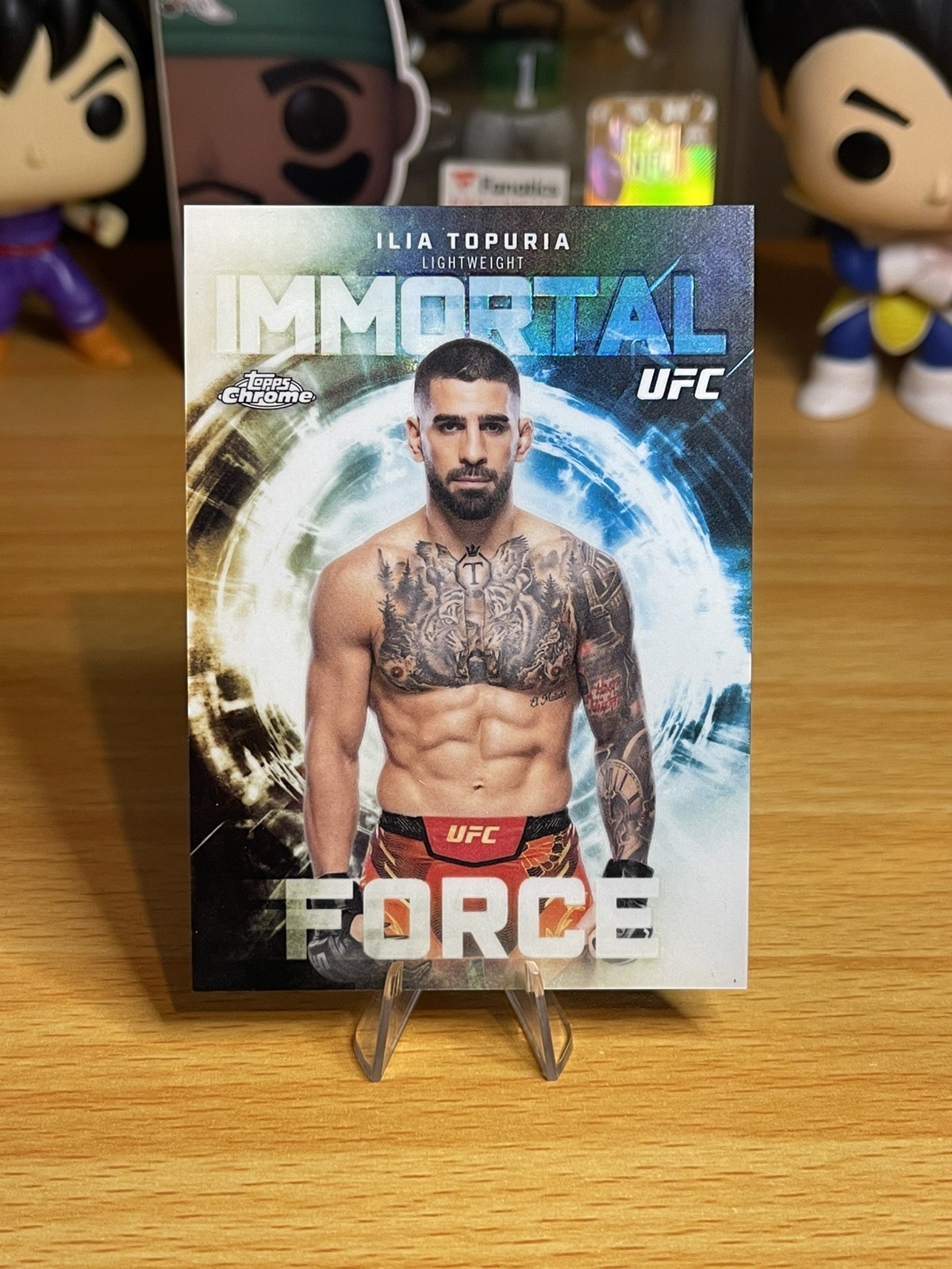 2026 Topps Chrome UFC Ilia Topuria Immortal Force Case Hit SSP #IF-2